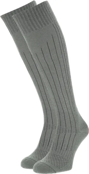 281Z Military Demi Season Breathable Knee High Cushioned Uniform Boot Socks - Tactical Trekking Hiking - Outdoor Fishing Hunting (Foliage Green Small 2 Pairs Pack)