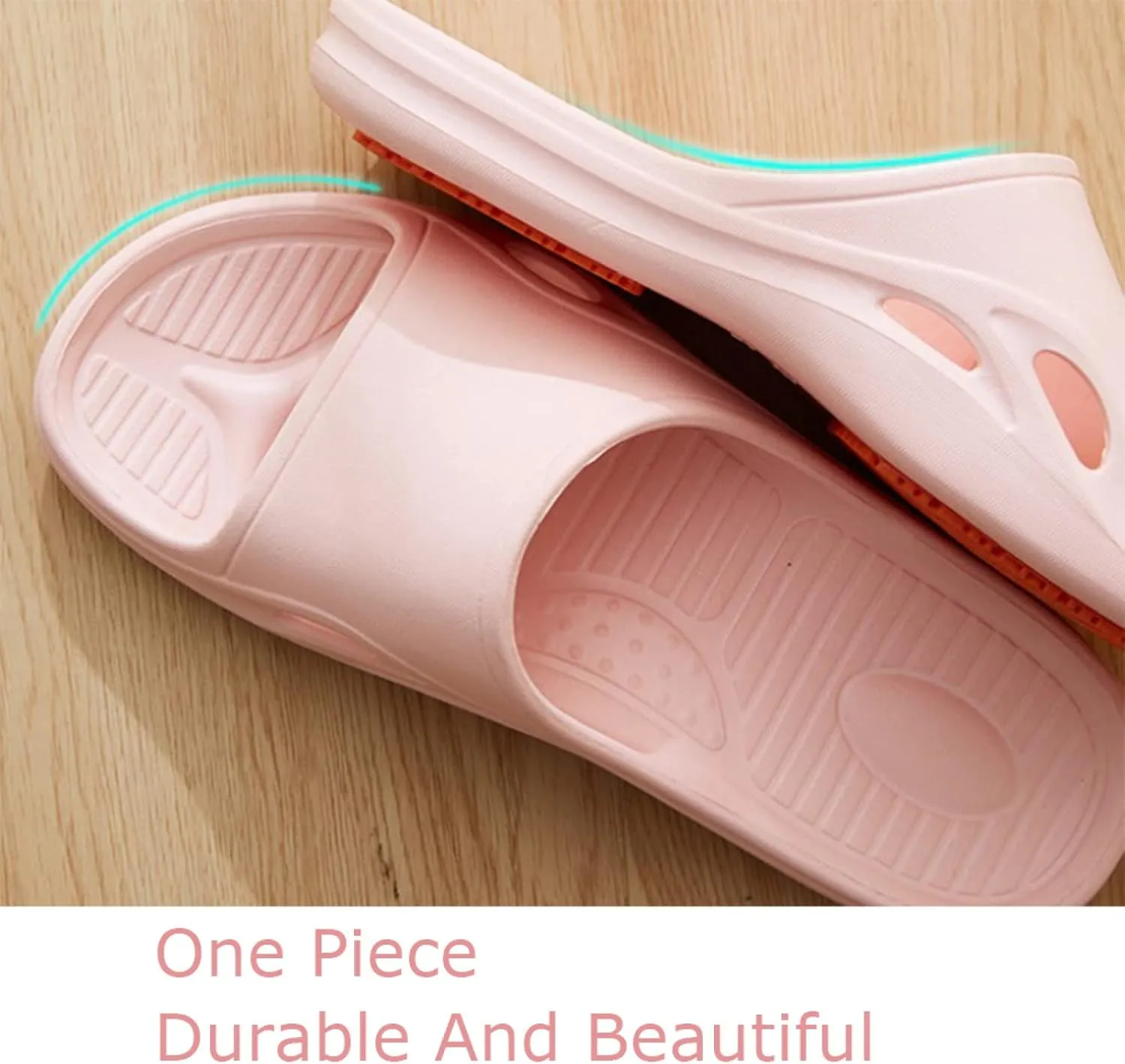 Acupoint Massage Slippers Shoes,Quiet and Comfortable Slippers, Thick Bottom Can Wear Sandals,Blue,41-42,Relief Fasciitis Sandals Slippers