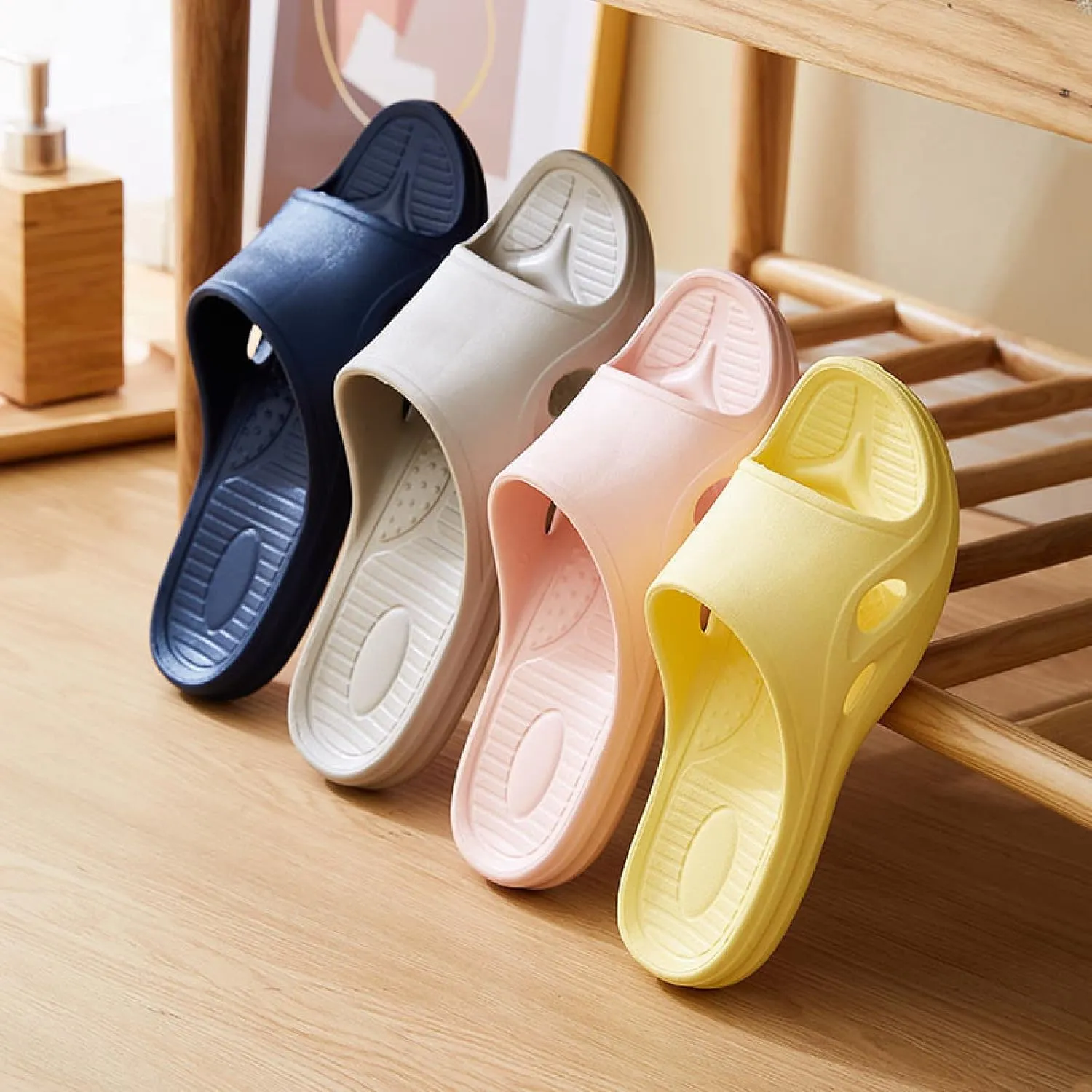 Acupoint Massage Slippers Shoes,Quiet and Comfortable Slippers, Thick Bottom Can Wear Sandals,Blue,41-42,Relief Fasciitis Sandals Slippers