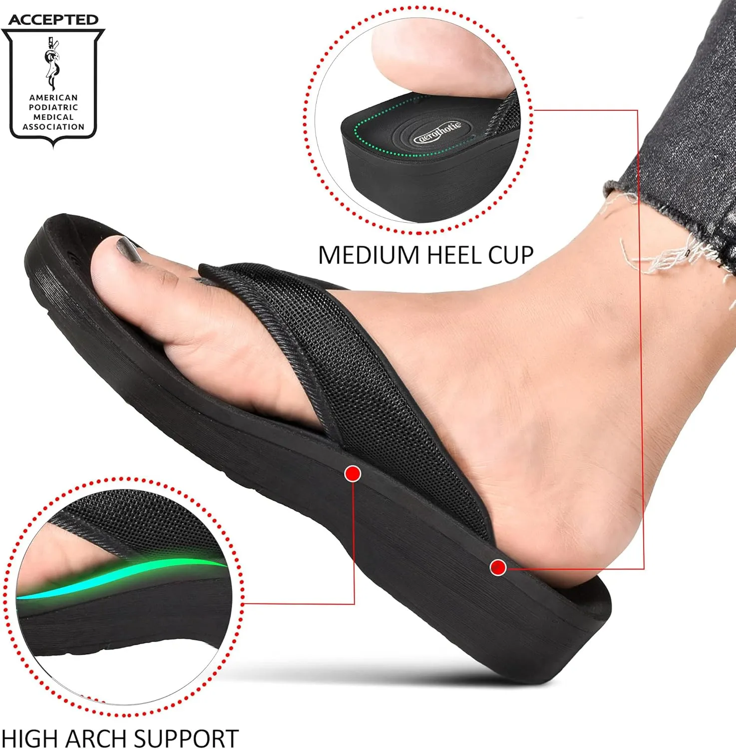 AEROTHOTIC Soft Fuzzy Slippers Outdoor and Indoor with Non-Slip Sole Stylish Straps Comfortable Womens Slippers Open Toe Home Travel Vacation Wear