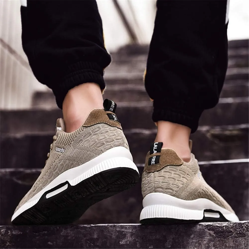 ailishabroy Elevator Sneakers Men Sports Lightweight Casual Shoes with Hidden Flight Lifting Heel for Men Black Blue Gray -2.36 Larger