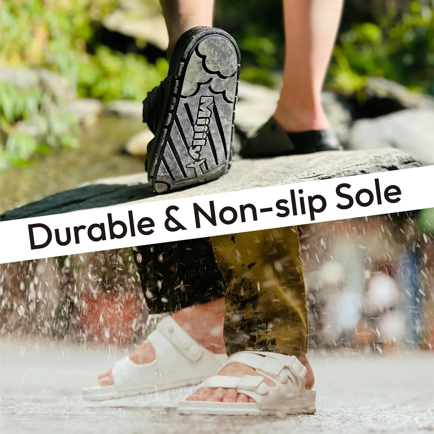 AIR 4-in-1 Sandals Soft Footbed Lightweight Recovery Arch Support Sustainable Travel pro (Unisex)