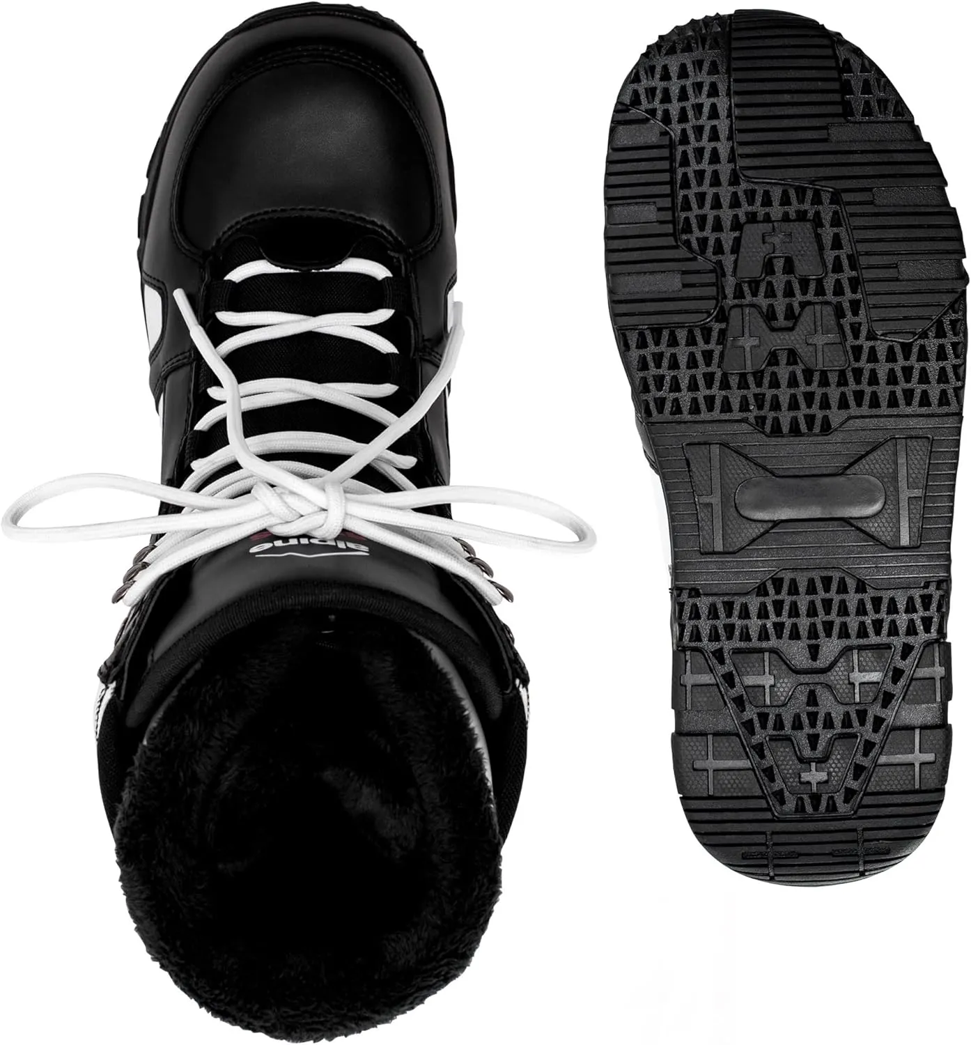 Alpine Swiss Men's Snowboard Boots | Waterproof, Custom-Fit Liner, Medium Flex for All-Mountain Riding, Winter Snow Boots