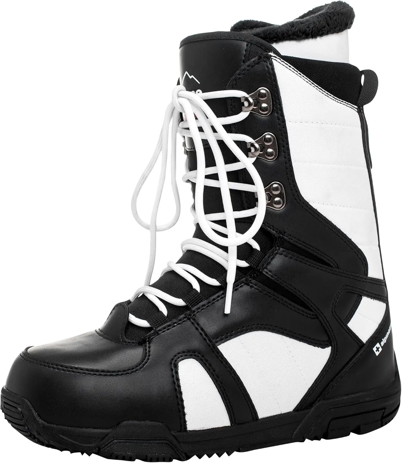 Alpine Swiss Men's Snowboard Boots | Waterproof, Custom-Fit Liner, Medium Flex for All-Mountain Riding, Winter Snow Boots