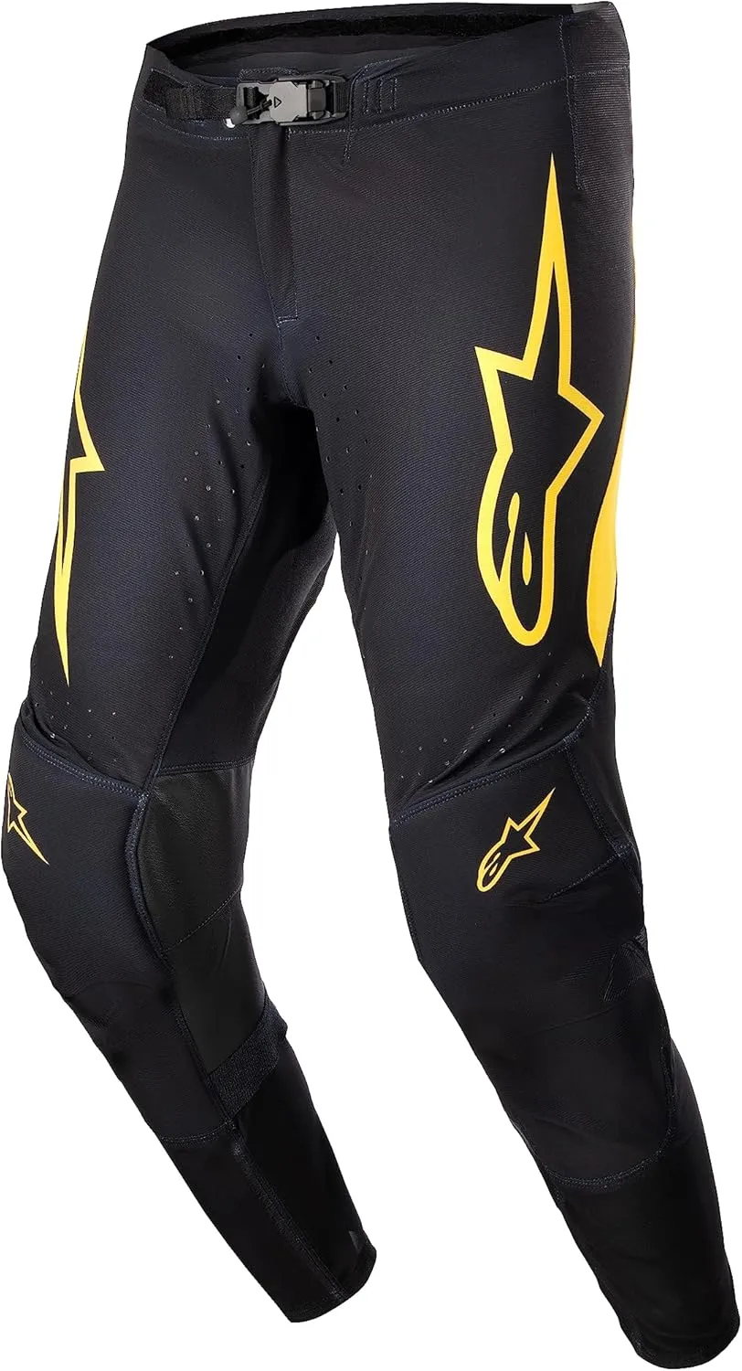 Alpinestars 3723224-15-38: Supertech Ward Pants Black/Yellow Sz 38