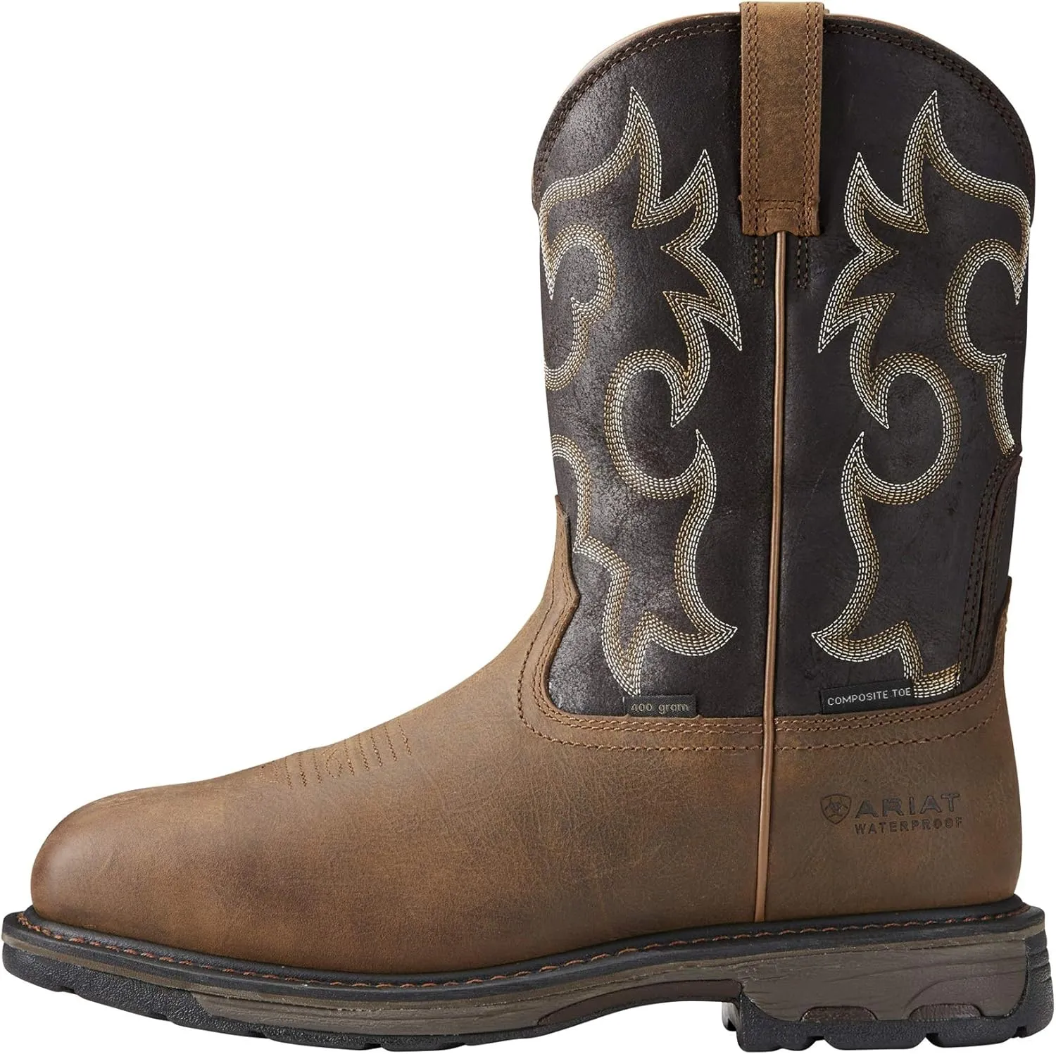 Ariat Men's Workhog Wide Square Toe Waterproof 400g Composite Toe Work Boot