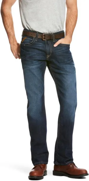 ARIAT Rebar M4 Low Rise DuraStretch Boot Cut Jean – Men’s Work Jeans