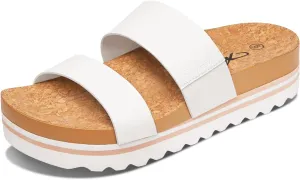 Athlefit Women's Sandals,Soft Cushion Footbed Platform Slides with Arch Support, and 2 Straps for Women