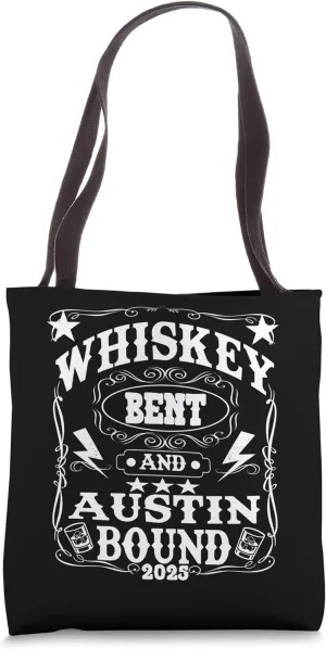 Austin Whiskey Bent Matching Group Party Tote Bag