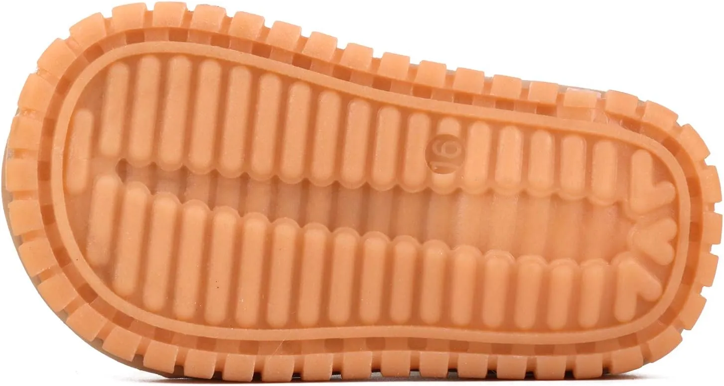 Baby Boys Girls Squeaky Sandals Summer Closed-Toe Anti-Slip Premium Rubber Sole Toddler First Walkers Shoes