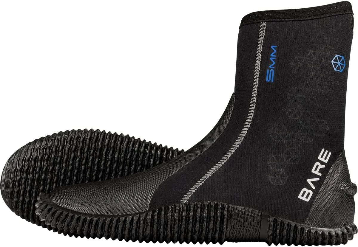 Bare 5mm S-Flex Boots (12), Black
