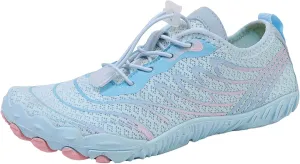 Barefoot Shoes Unisex Couples Breathable Wide Toe Non Slip Quick Drying Water Footwear Lightweight Breathable Comfy Beach Shoes for Men Women Summer Hiking Sneakers Thick Sole Indoor Yoga Sports Shoe