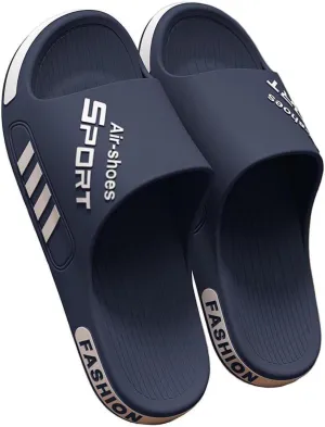 Beach Pool Slides Sandals for Men,Bathroom Shower Shoes,Couple Slides Slippers Outdoor Indoor,Home House Slide Sandals