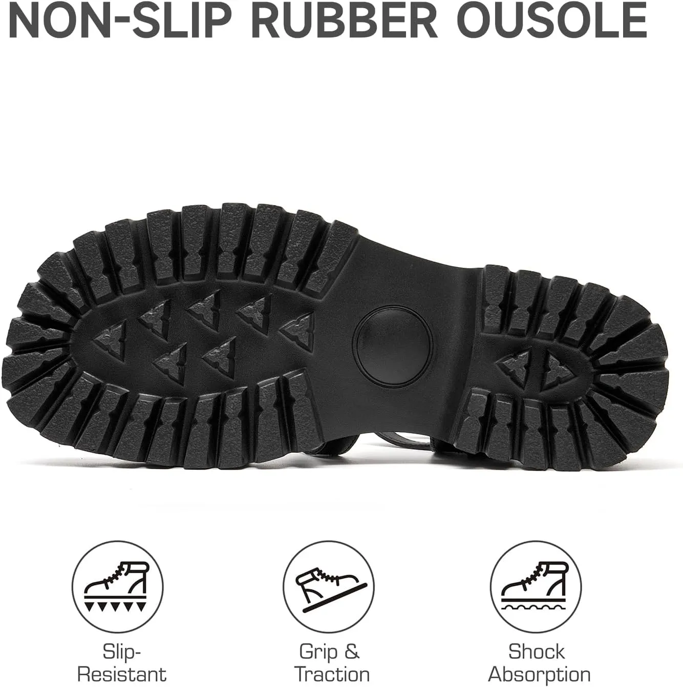 BEAU TODAY Gladiator Sandals for Women,Platform Strappy Sandals for Women,Dressy Comfortable Leather Double Zippers Fashion Roman Sandals for Summer Vacation