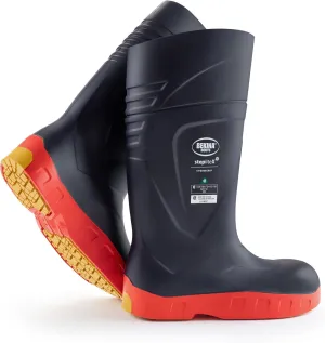 Bekina StepliteX StormGrip S5 Waterproof Wellington Boots for Men and Women - Heavy Duty Non Slip Insulated Composite Toe Work Boots for Men and Women in Fishing