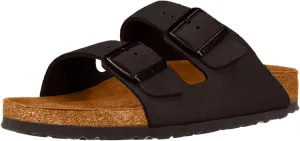 Birkenstock Men's Arizona Soft Footbed Sandals, Black, 8 Medium US