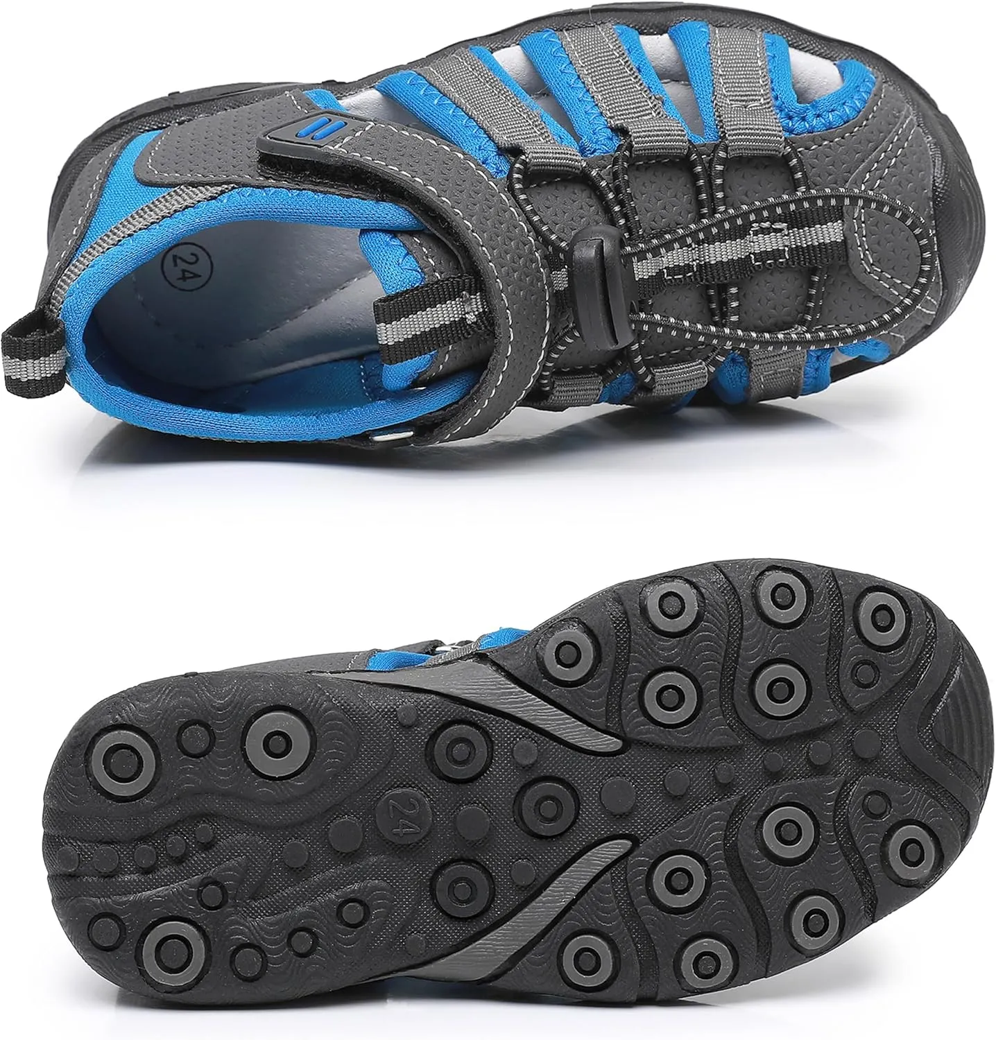 Blikcon Boys Girls Sandals Close Toe Outdoor Soft Sole Summer Sandals (Toddler/Little Kid)