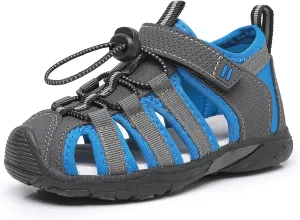 Blikcon Boys Girls Sandals Close Toe Outdoor Soft Sole Summer Sandals (Toddler/Little Kid)