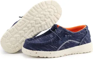 brooman Kids Loafers Boys Slip on Canvas Shoes Girls School Shoes