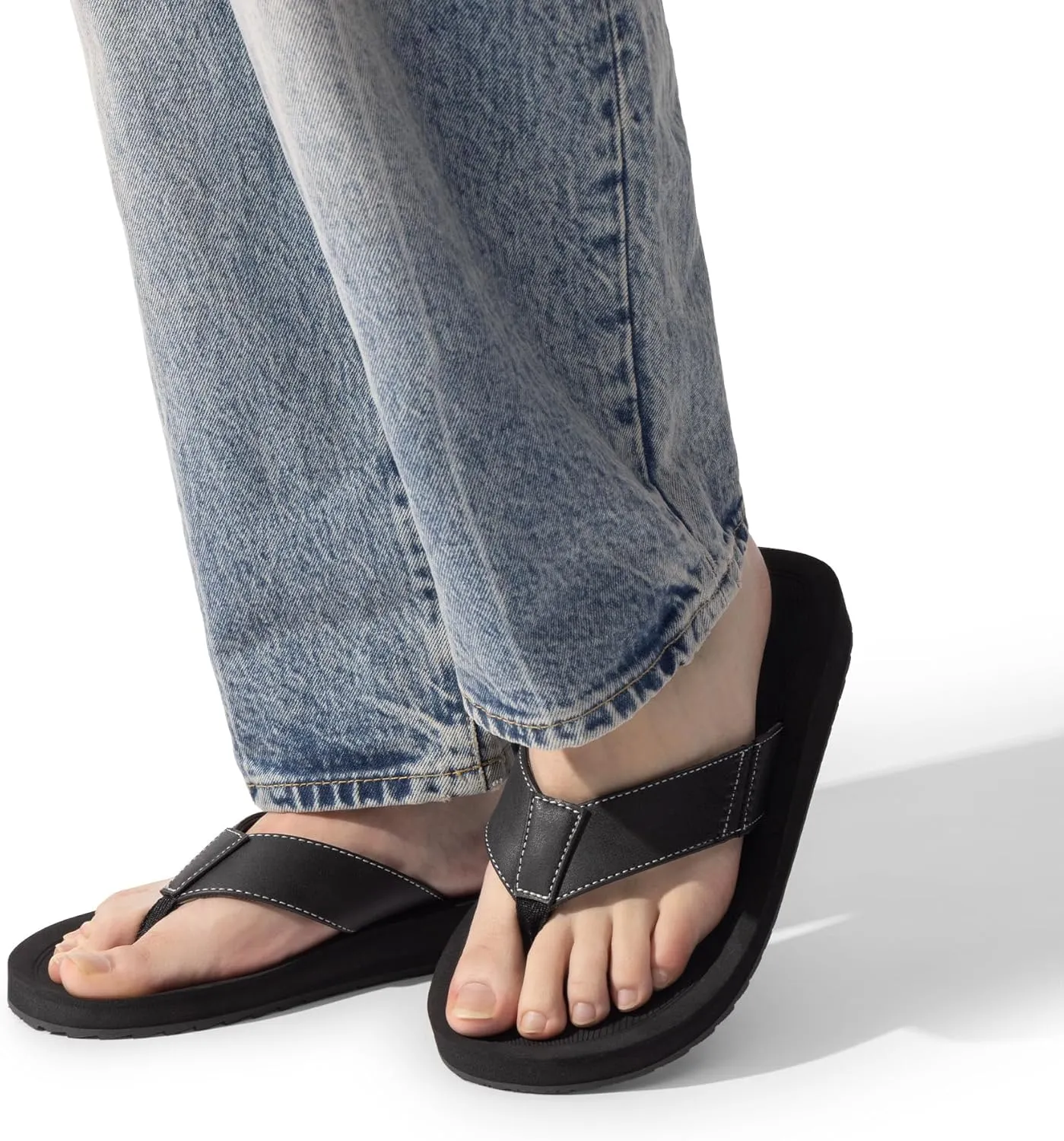 Bruno Marc Men's Beach Flip Flops Thong Sandals Lightweight Soft & Supportive Footbed Summer Shoes