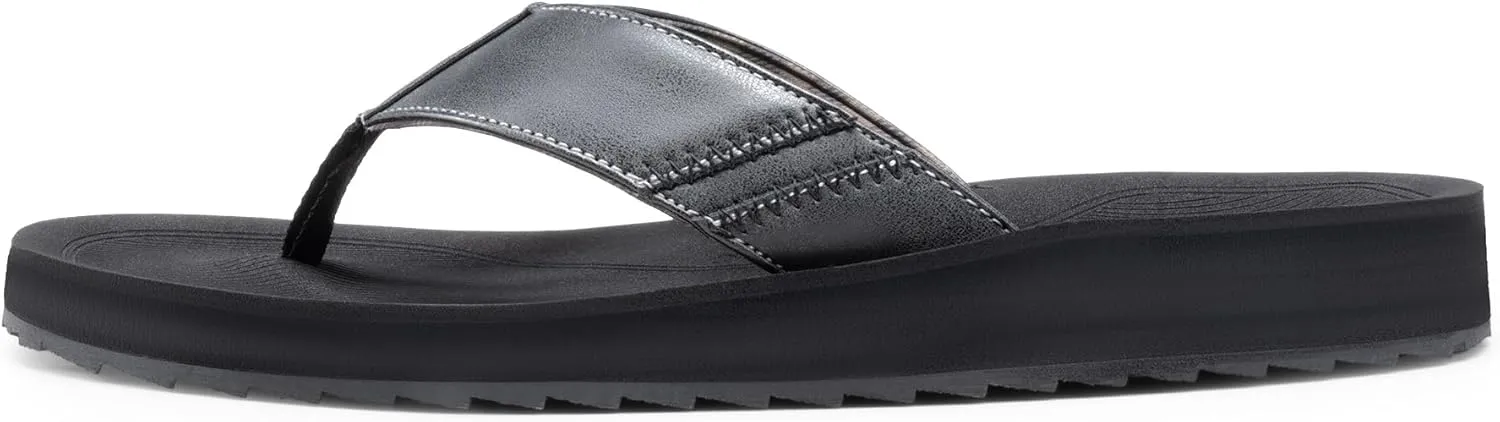 Bruno Marc Men's Beach Flip Flops Thong Sandals Lightweight Soft & Supportive Footbed Summer Shoes