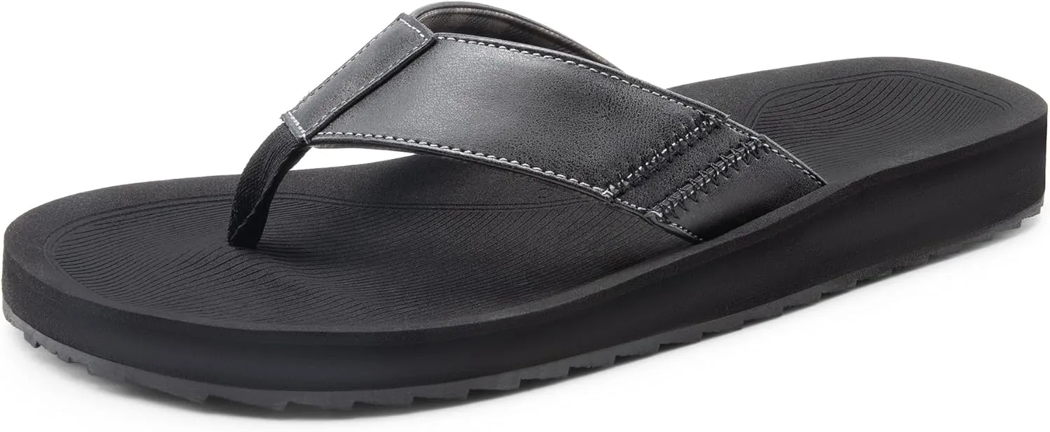 Bruno Marc Men's Beach Flip Flops Thong Sandals Lightweight Soft & Supportive Footbed Summer Shoes
