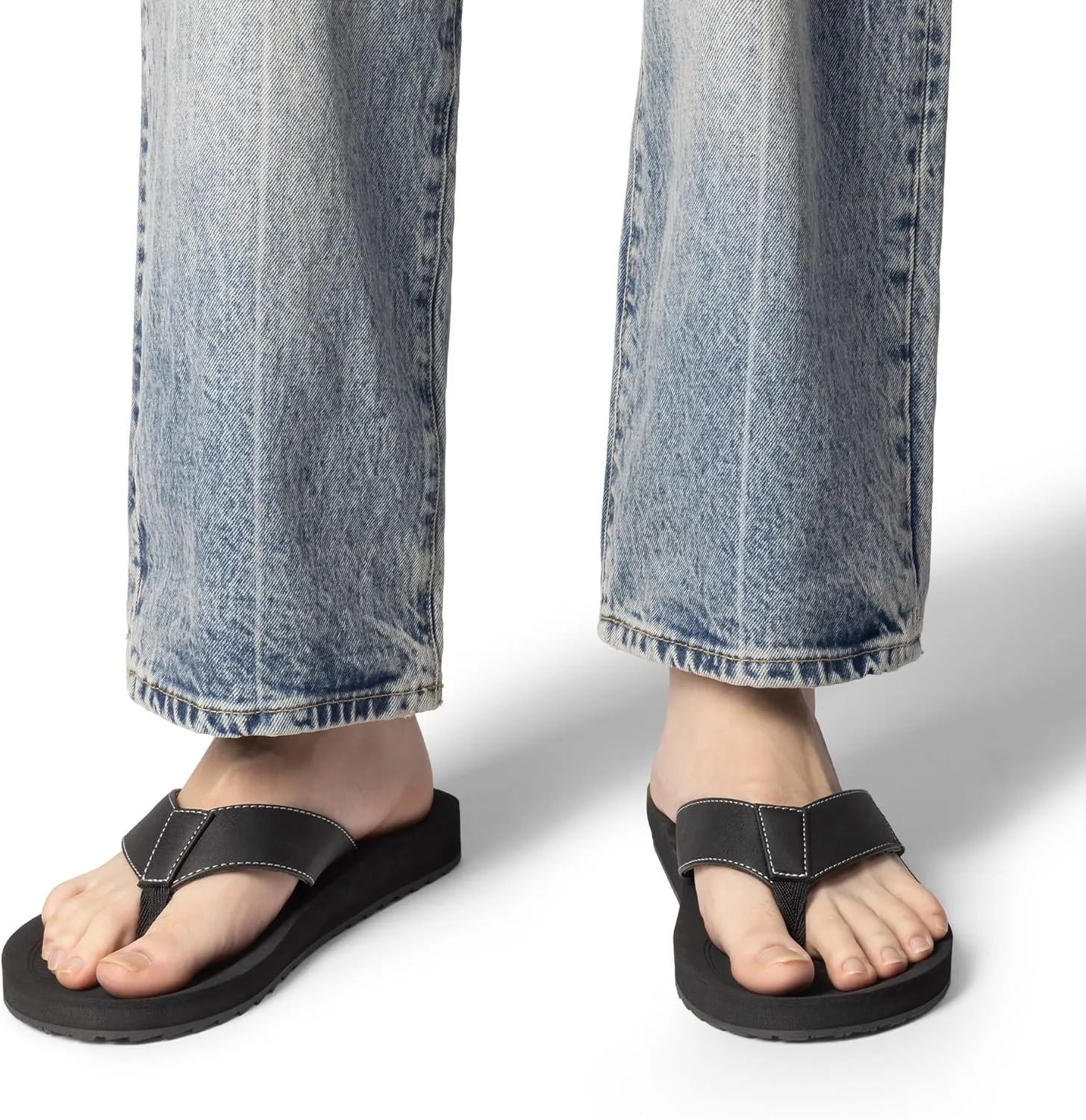 Bruno Marc Men's Beach Flip Flops Thong Sandals Lightweight Soft & Supportive Footbed Summer Shoes