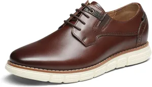 Bruno Marc Men's Crossflex Oxford Dress Sneakers Casual Leather Dress Shoes