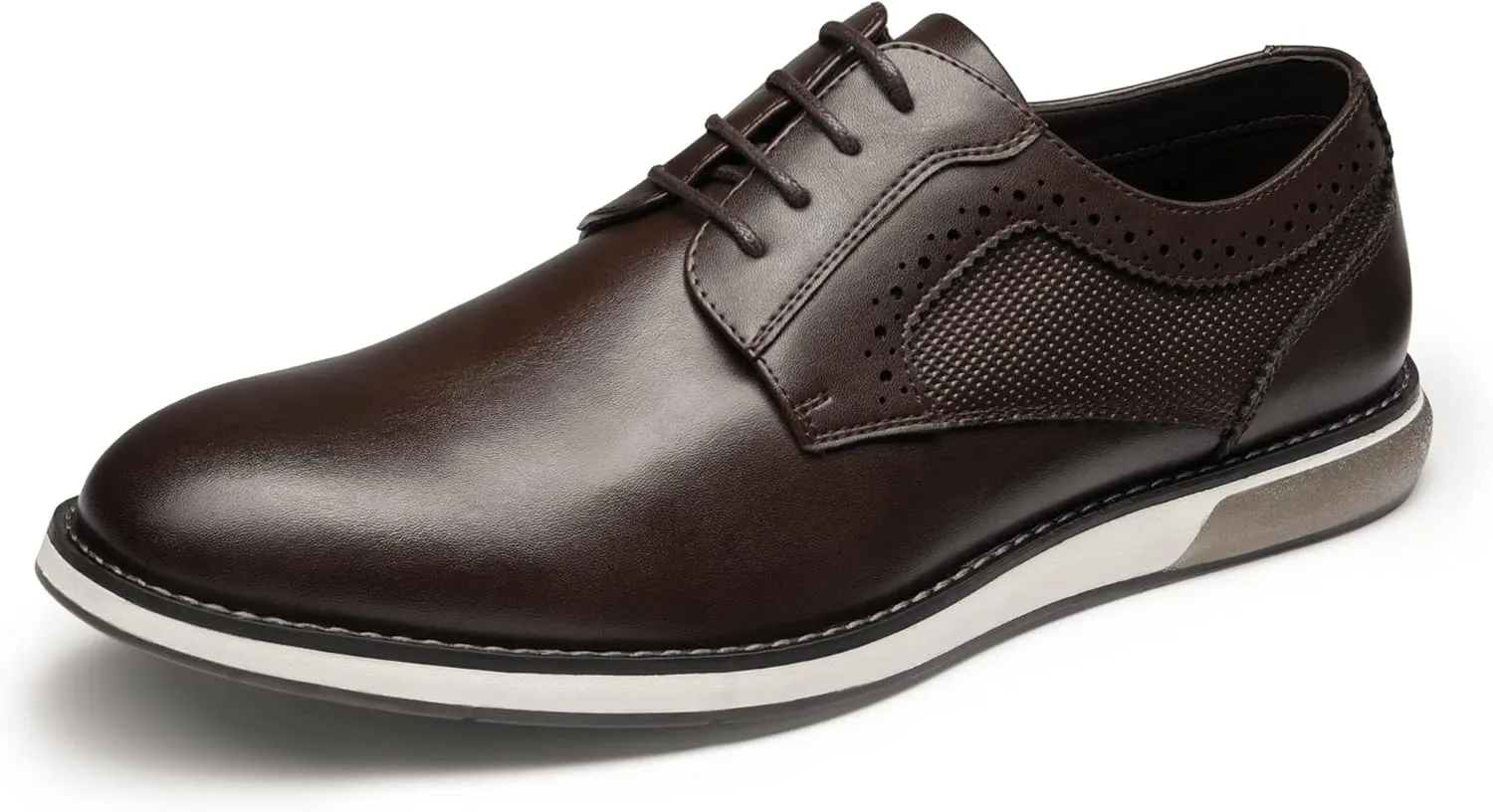 Bruno Marc Men's Plain Toe Oxford Shoes Business Formal Derby Dress Sneakers Crossflex GentEdge