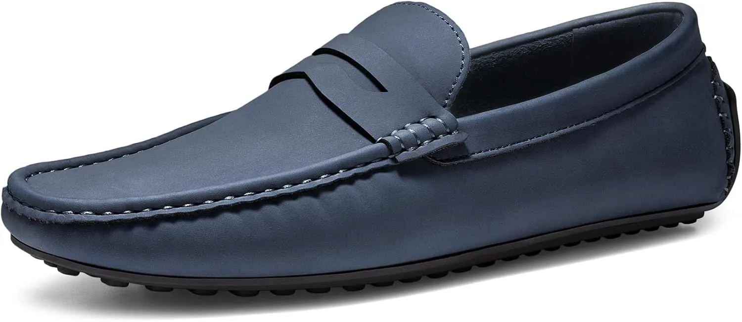 Bruno Marc Men's Slip-on Penny Loafer Suede Driving Shoes