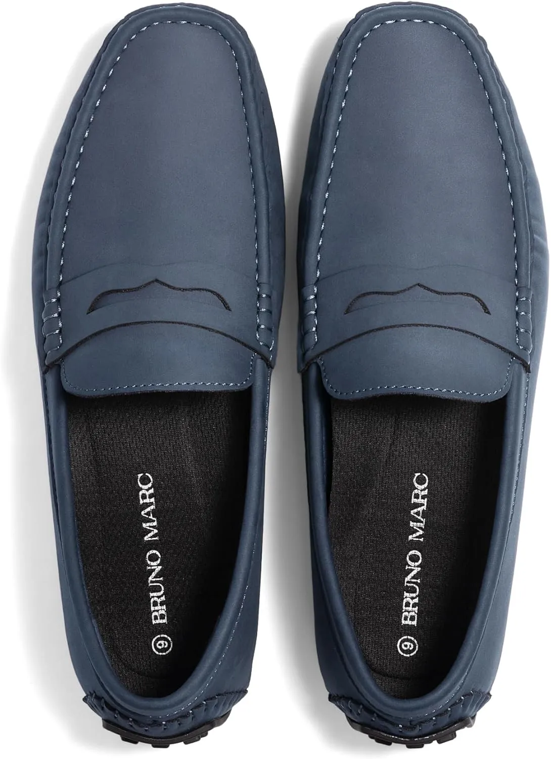 Bruno Marc Men's Slip-on Penny Loafer Suede Driving Shoes