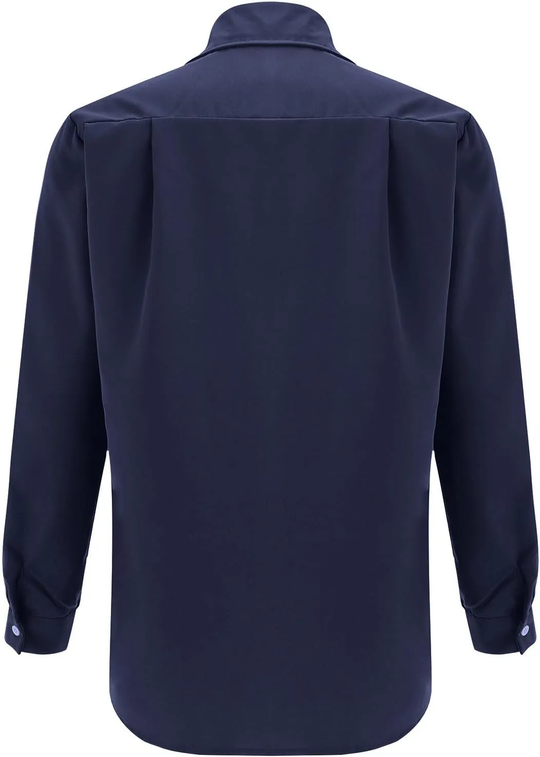 Button Down Shirt for Men Fashion Solid Lapel Long Sleeve Dress Shirts Casual Heavywegiht Untucked Blouse with Pocket