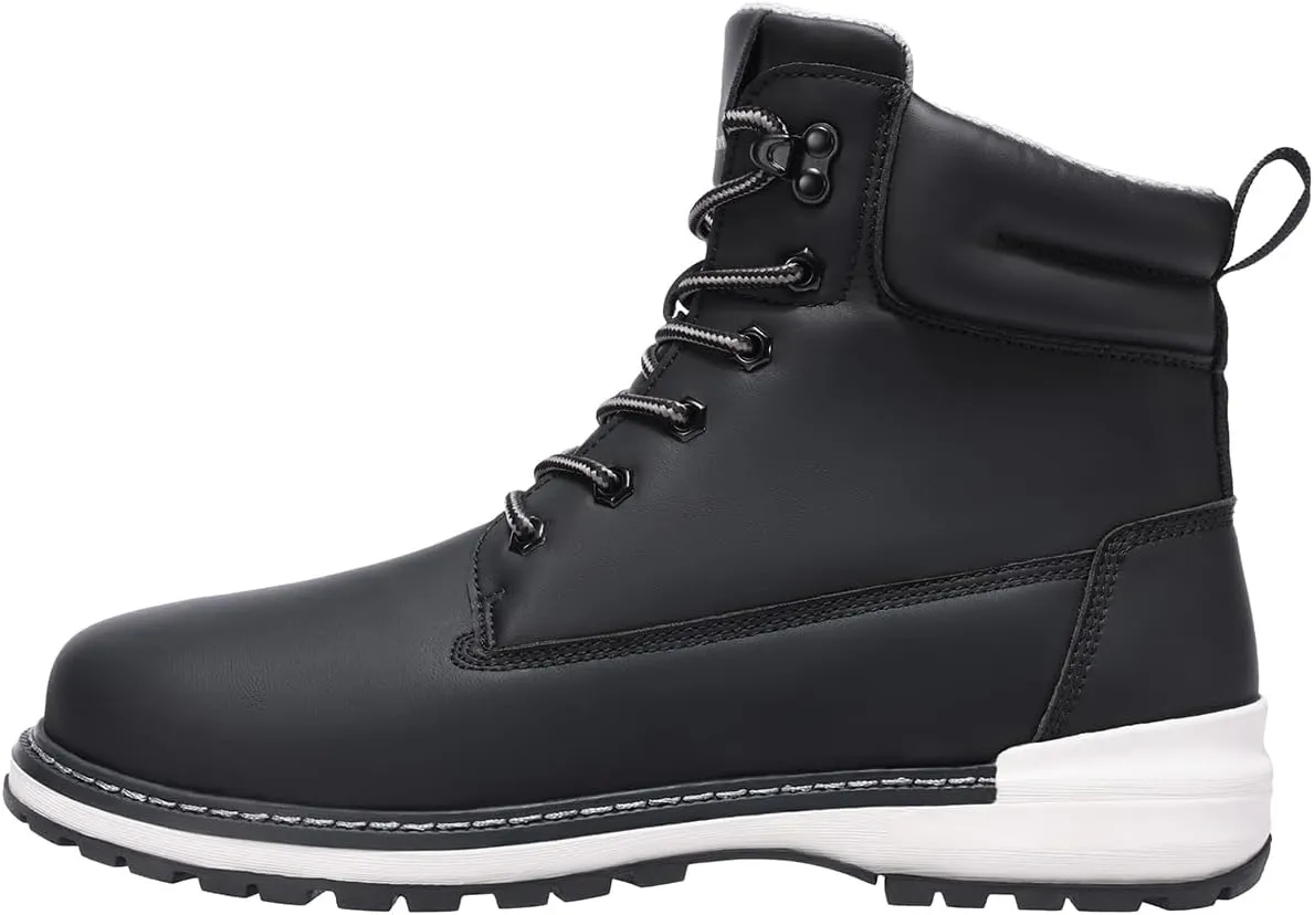 CAMEL CROWN Work Boots for Men Water-Resistant Soft Toe Non Slip, Comfortable Insulated Industrial Construction Boots