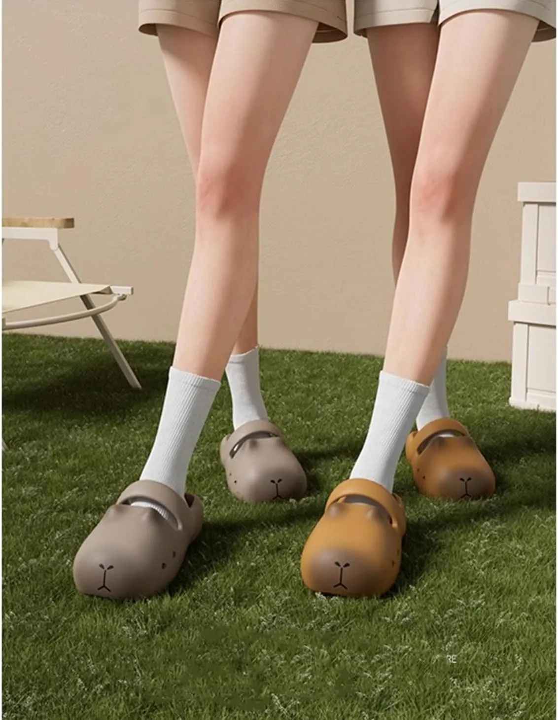 ChayChax Women Summer Comfort Clog Novelty Animal Slip on Sandals Garden Shower Beach Pool Shoes