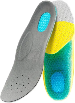 Children's Athletic Gel Insoles for Cushion and Comfort Kids Running Insoles for Shock Absorbing & Arch Support Best Kids Replacement Insole (Little Kids 1.5-2)