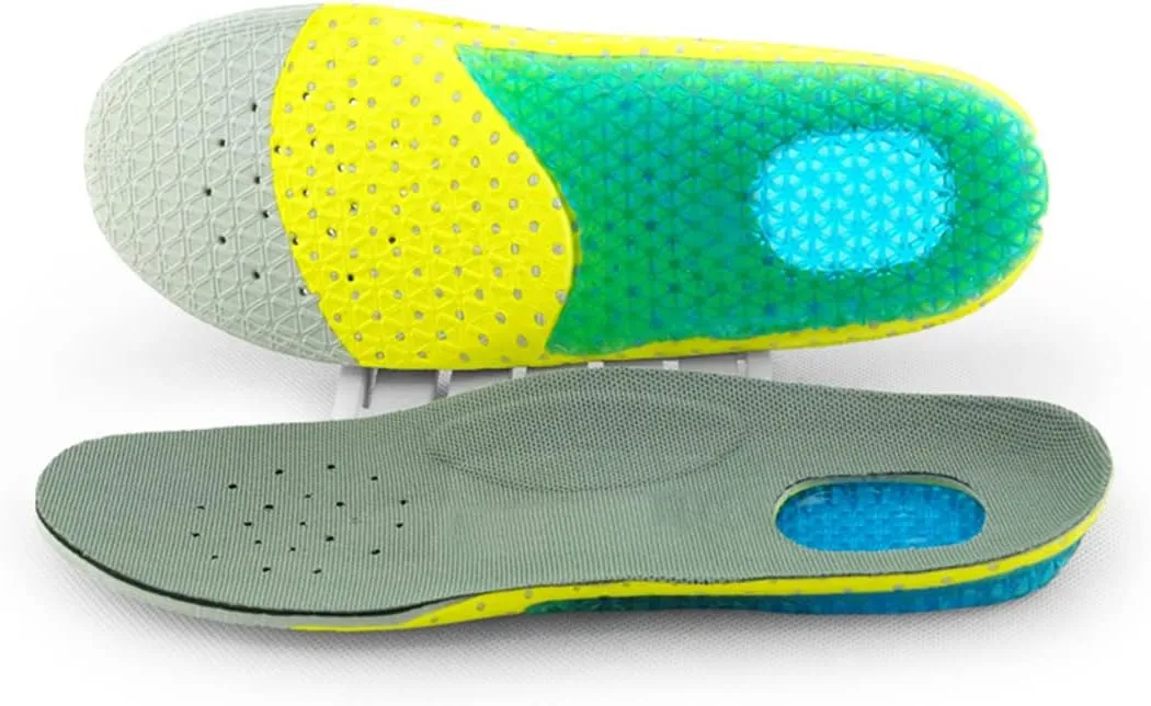 Children's Athletic Gel Insoles for Cushion and Comfort Kids Running Insoles for Shock Absorbing & Arch Support Best Kids Replacement Insole (Little Kids 1.5-2)