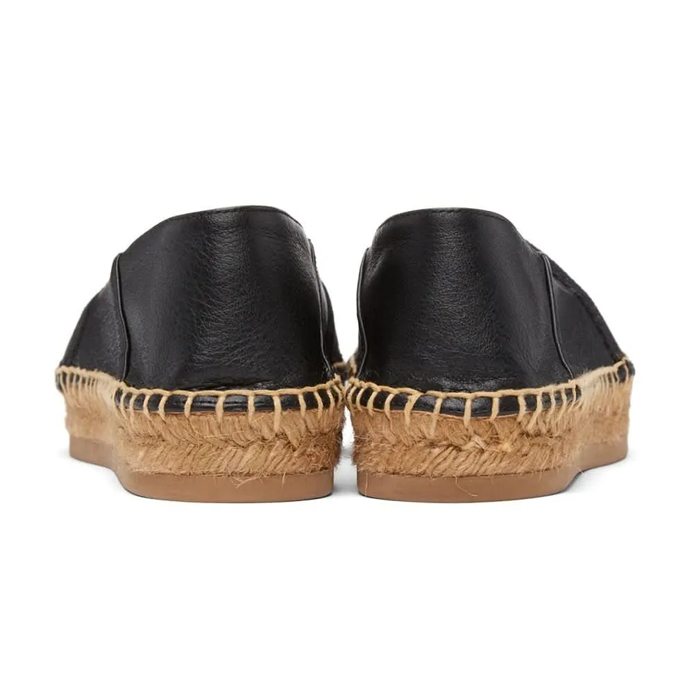 CHLOÉ Black Woody Espadrilles