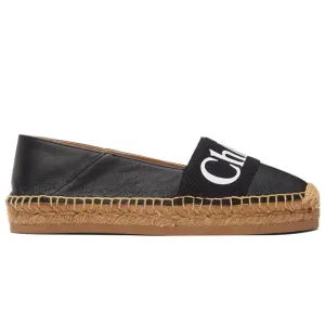 CHLOÉ Black Woody Espadrilles