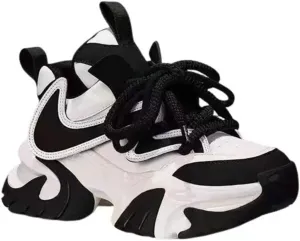 Chunky Platform Sneakers for Women & Girls 2.3-Inch Thick Sole Walking Shoes Travel & Gift