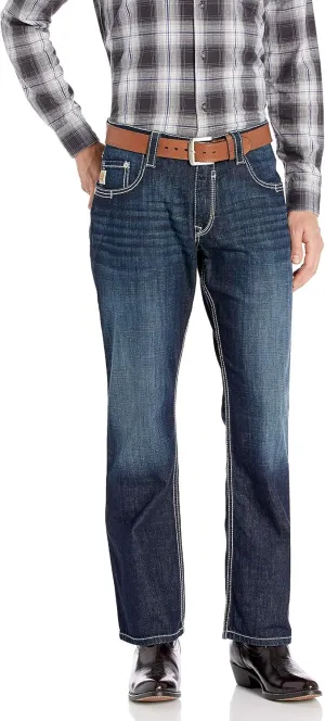 Cinch Men's Carter Relaxed Fit Jean, Performance Dark Rinse, 33x38