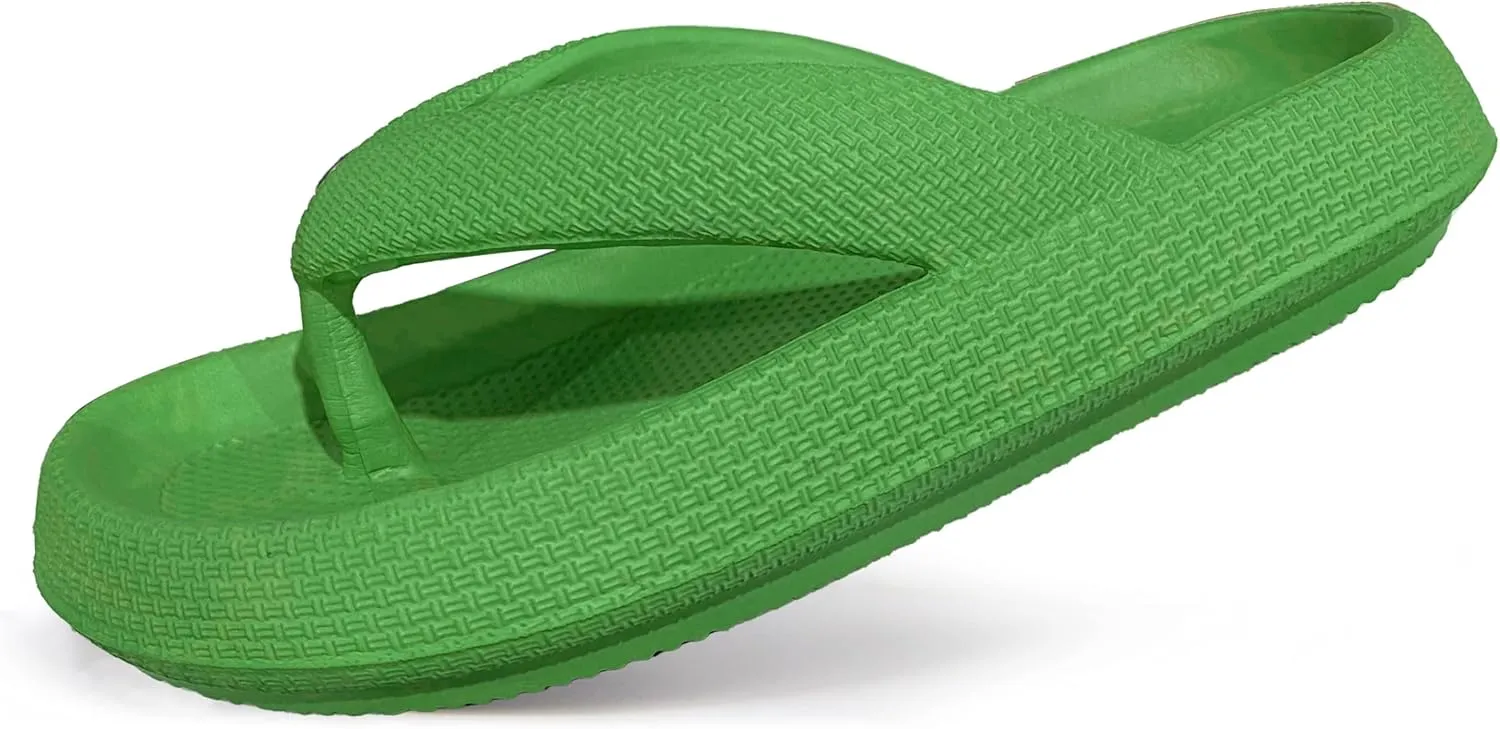 Cloud Flip Flops for Men Women Orthotic Lightweight Beach Slides Pillow Soft Slides Sandals Cushion Beach Flip Flops EVA Comfy Bath Spa Walking Sandals Pool Thong Slippers