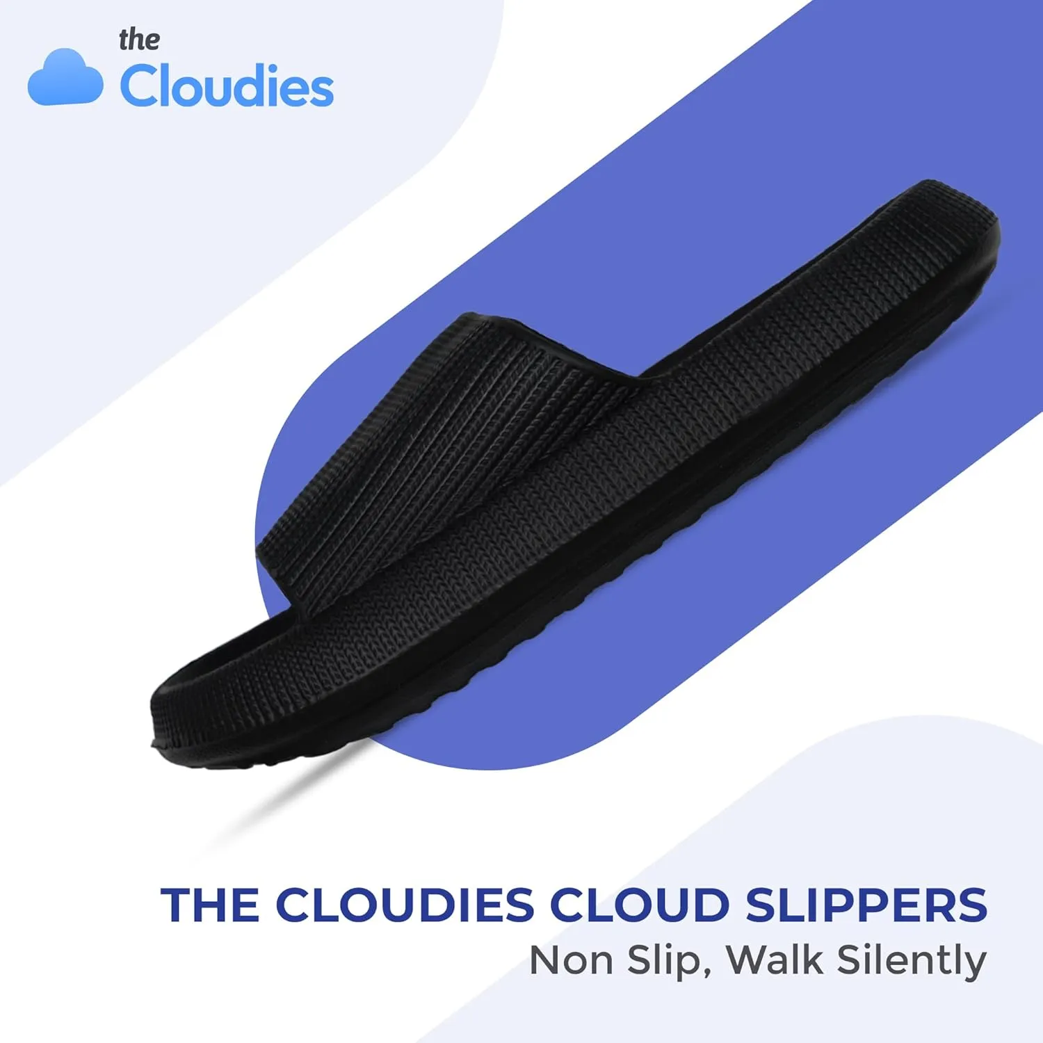 Cloud Slides For Women And Men - Comfy Non Slip Indoors Slippers For Shower Spa Pool College Outdoors Slides - Soft And Cozy Open Toe House Sandals Thick Soles