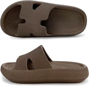 Cloud Slides for Women and Men Cushion Recovery Pillow Sandals, Memory Foam House Shower Slippers for Woman, Non-Slip Comfort Quick Drying