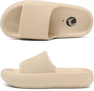 Cloud Slides for Women and Men Cushion Recovery Pillow Sandals, Memory Foam House Shower Slippers for Woman, Non-Slip Comfort Quick Drying