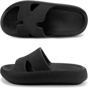 Cloud Slides for Women and Men Cushion Recovery Pillow Sandals, Memory Foam House Shower Slippers for Woman, Non-Slip Comfort Quick Drying