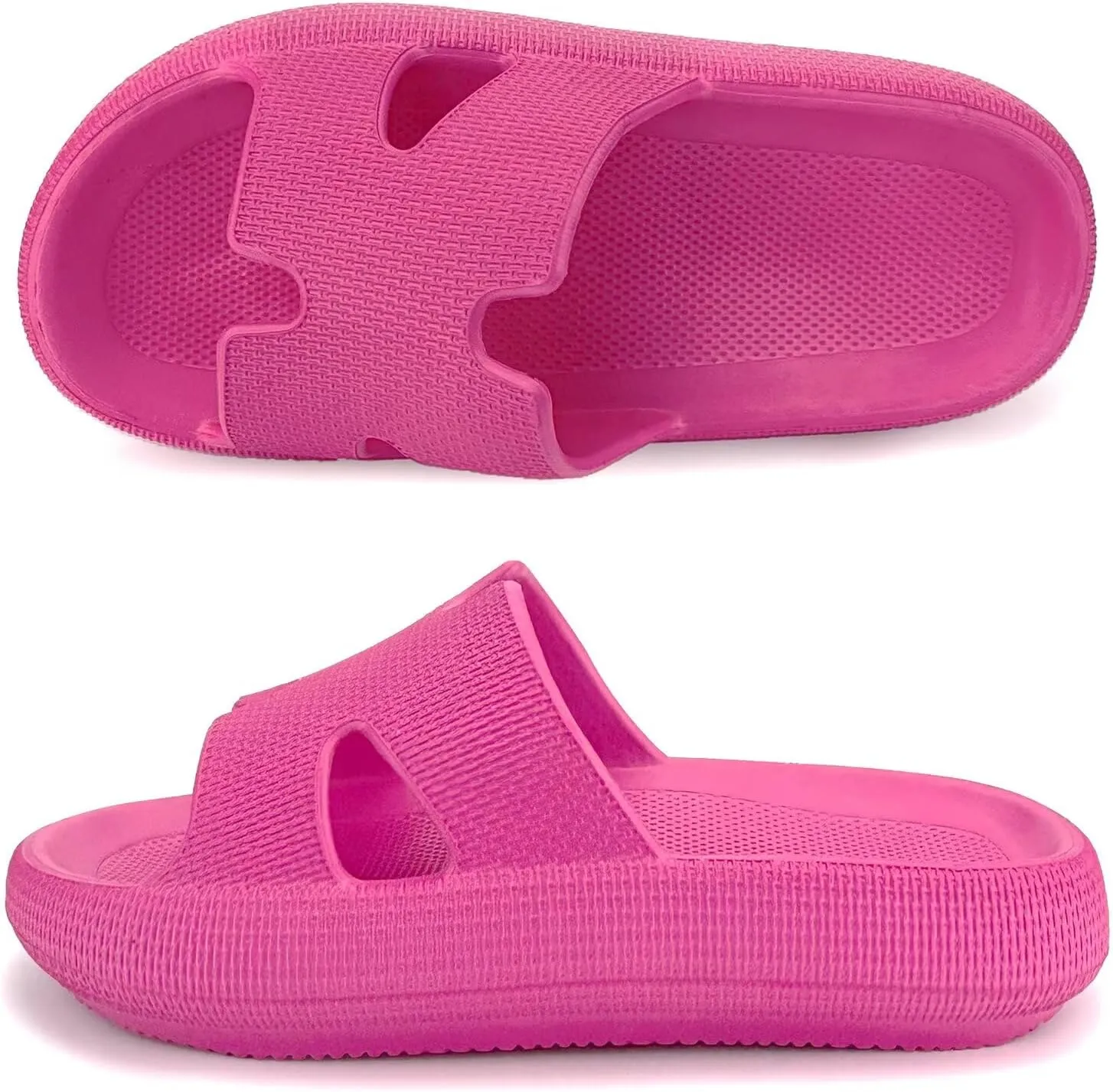 Cloud Slides for Women and Men Cushion Recovery Pillow Sandals, Memory Foam House Shower Slippers for Woman, Non-Slip Comfort Quick Drying