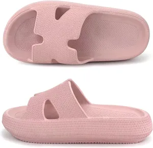 Cloud Slides for Women and Men Cushion Recovery Pillow Sandals, Memory Foam House Shower Slippers for Woman, Non-Slip Comfort Quick Drying