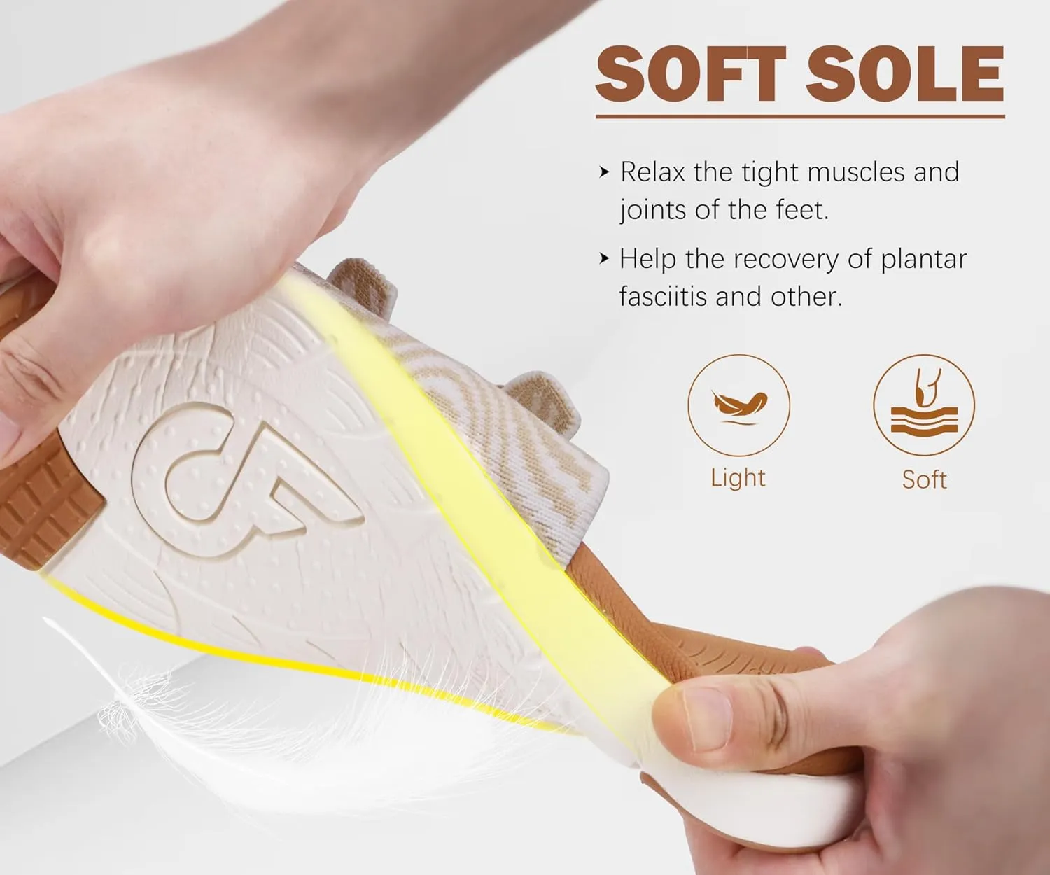 COFACE Womens Orthotic Slides Comfort Plantar Fasciitis Arch Support Slip on Flat Sandals Ladies Soft Cushion Fashion Yoga Mat Slippers With Adjustable Straps
