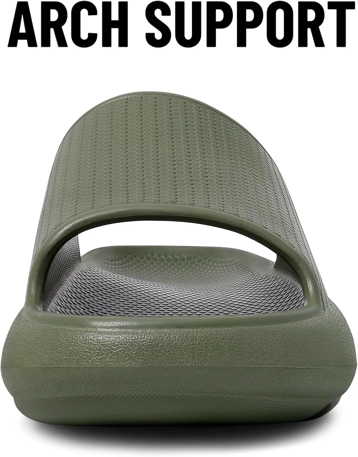 Comwarm Cloud Slide Sandals for Women Men Ultra Comfort Recovery Pillow Slippers Soft Summer Beach Shoes with Low Arch Support