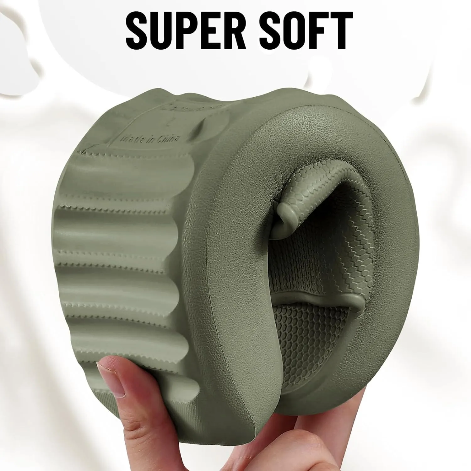 Comwarm Cloud Slide Sandals for Women Men Ultra Comfort Recovery Pillow Slippers Soft Summer Beach Shoes with Low Arch Support